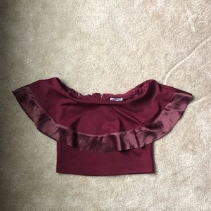 Red Crop Top